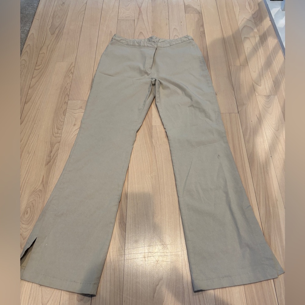 Express Cream Stretch Pants